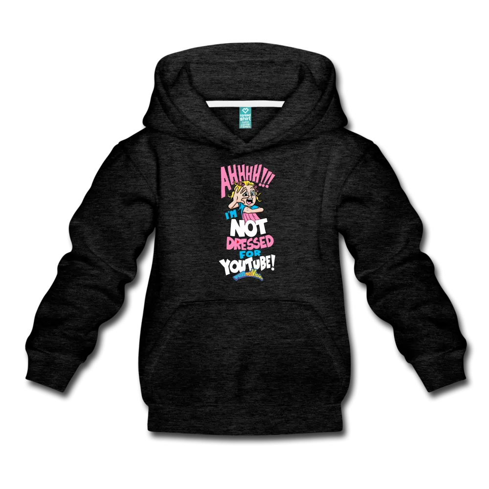 Aah! Not Dressed For Youtube, Girl Character Hoodie (Youth)