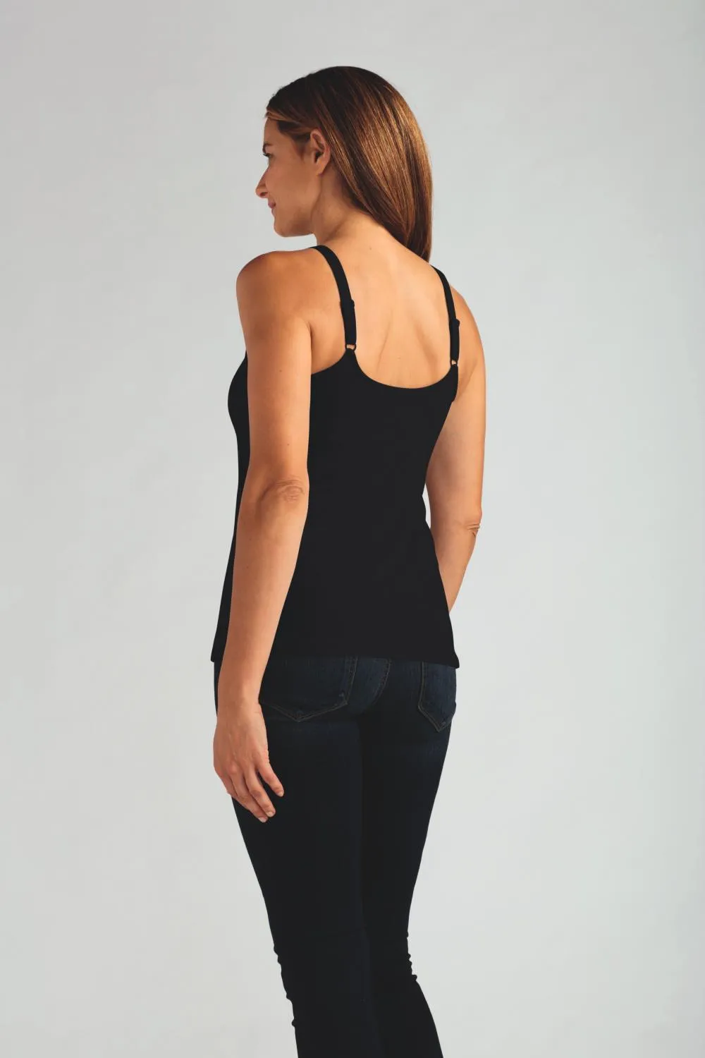 Amoena Valletta Mastectomy Camisole, Black (70229)