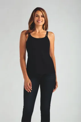 Amoena Valletta Mastectomy Camisole, Black (70229)