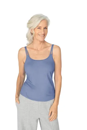 Amoena Valletta Mastectomy Camisole, Midday Blue (44798)