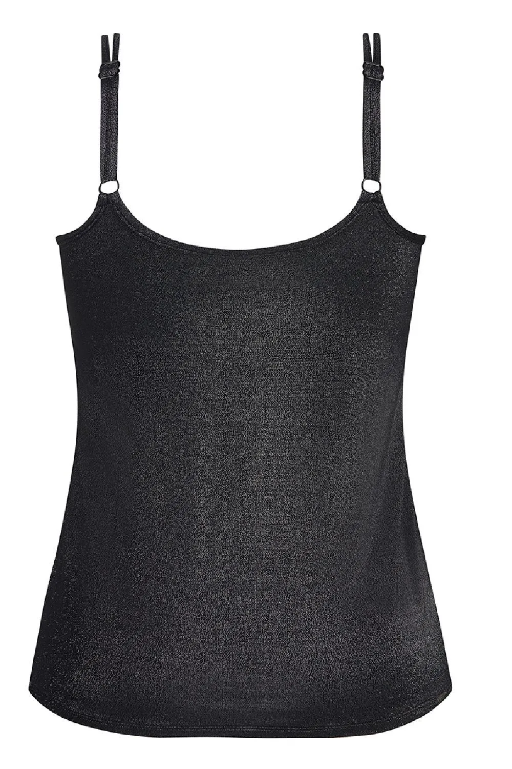 Amoena Valletta Mastectomy Camisole, Sparkly Black (44905)