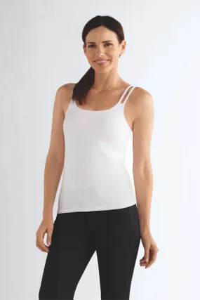 Amoena Valletta Mastectomy Camisole, White (70230)