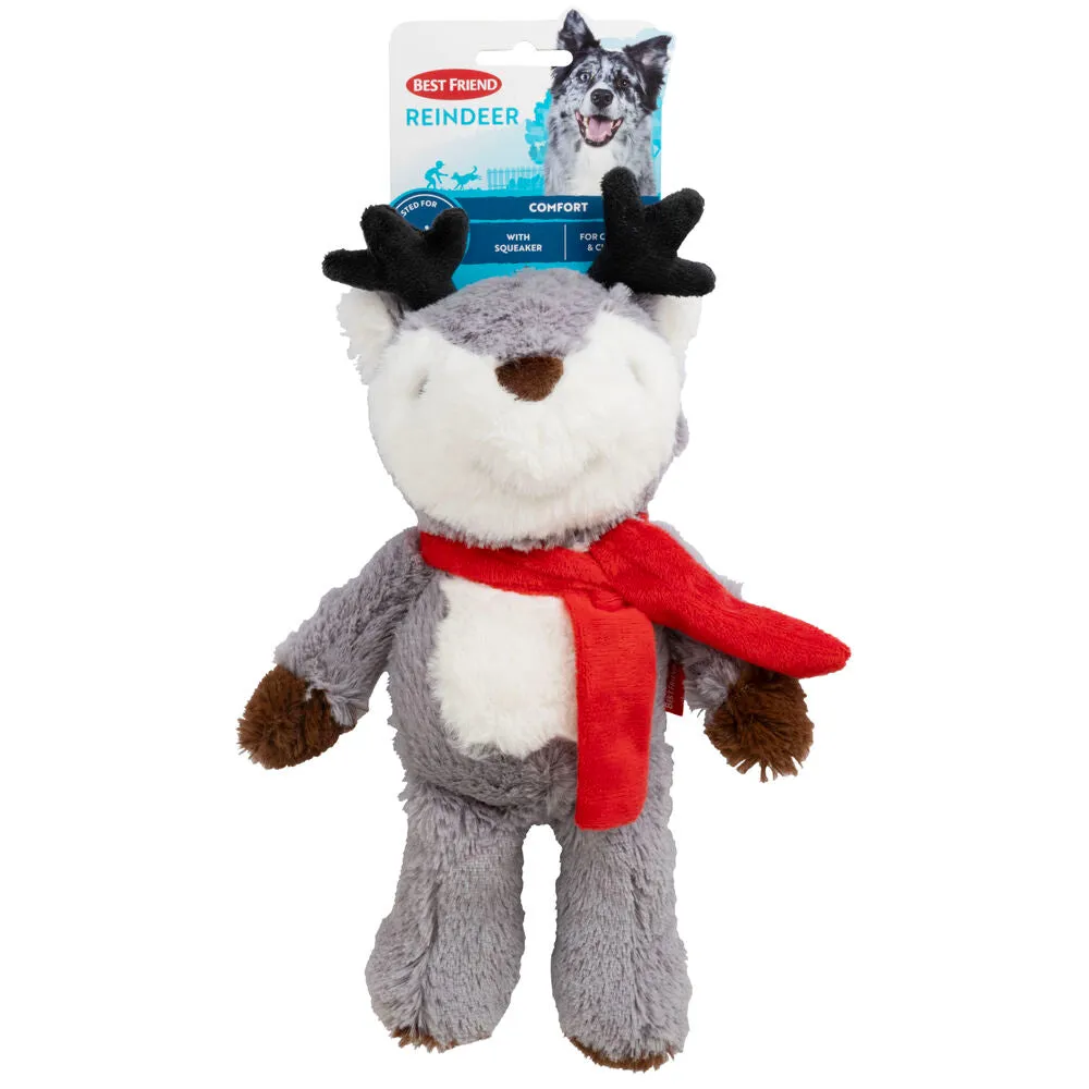 Best Friend Reindeer dog plush toy
