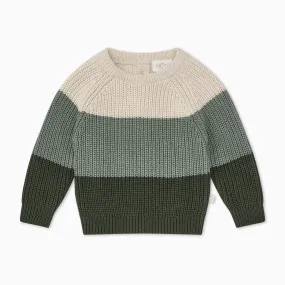 Chunky Knit Colourblock Jumper