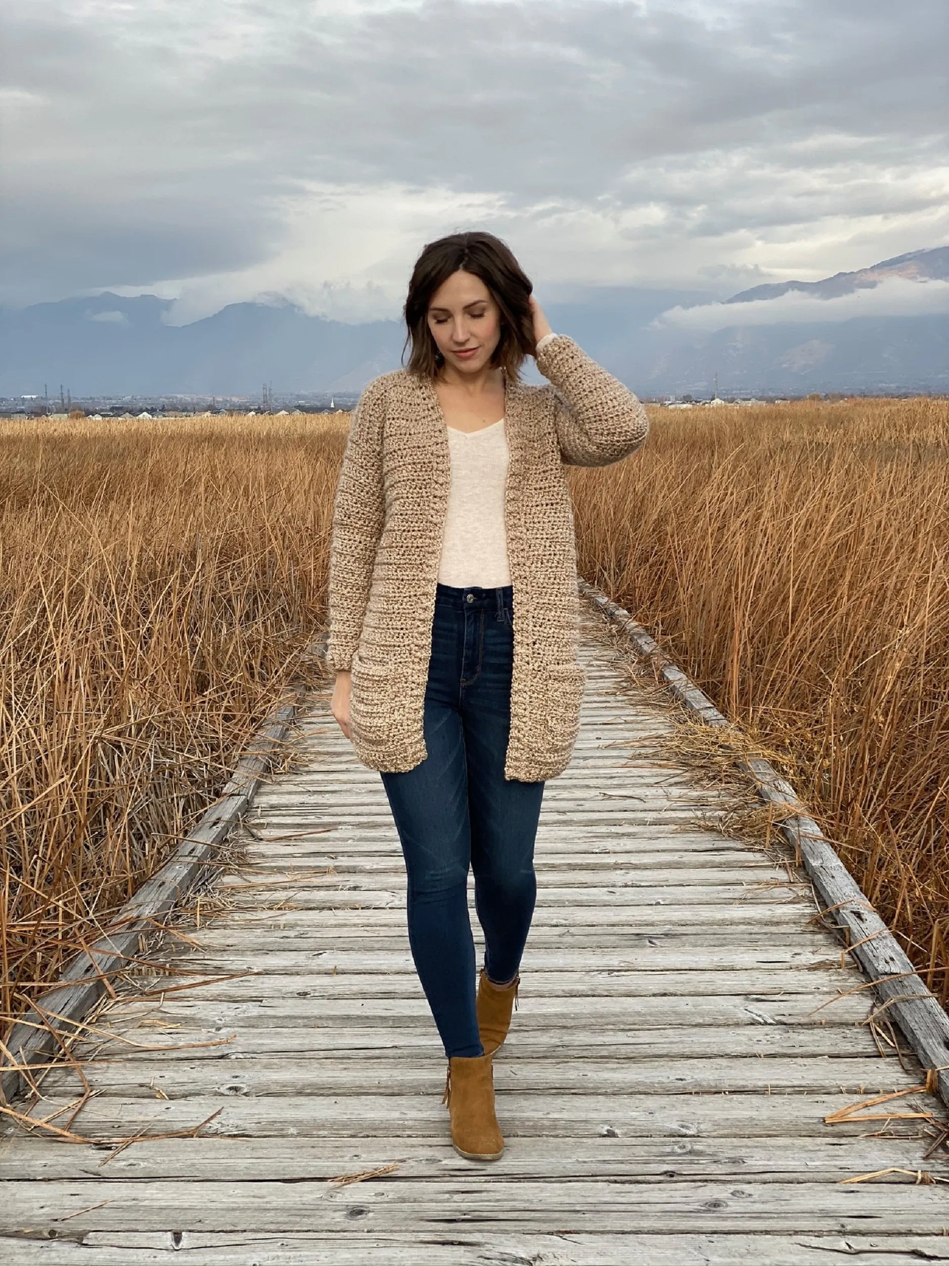 Crochet Kit - Coffee Shop Cardigan