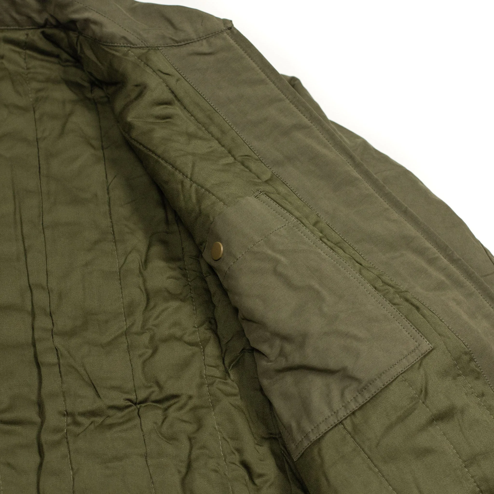 CWU Flight Jacket in olive brushed cotton and nylon