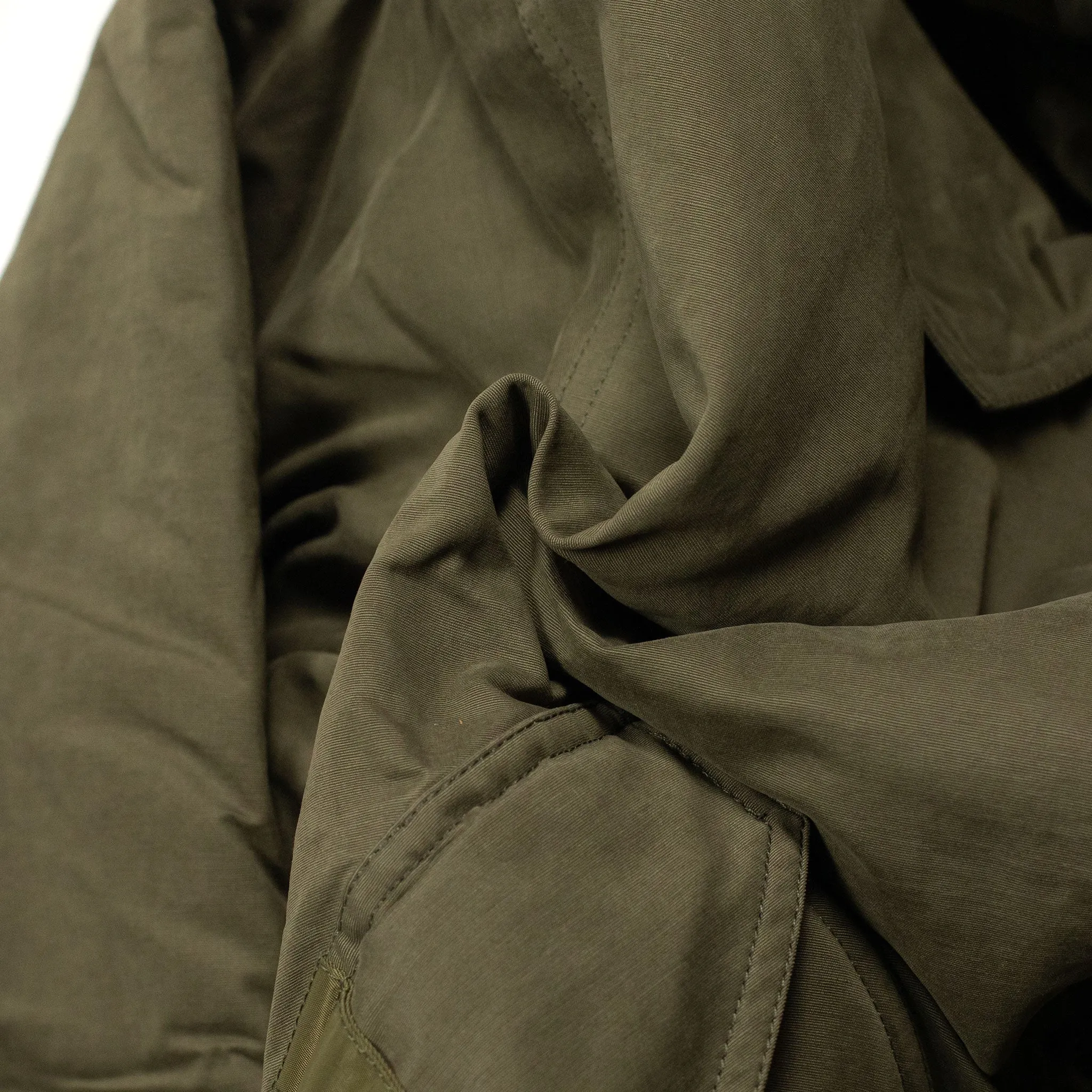 CWU Flight Jacket in olive brushed cotton and nylon