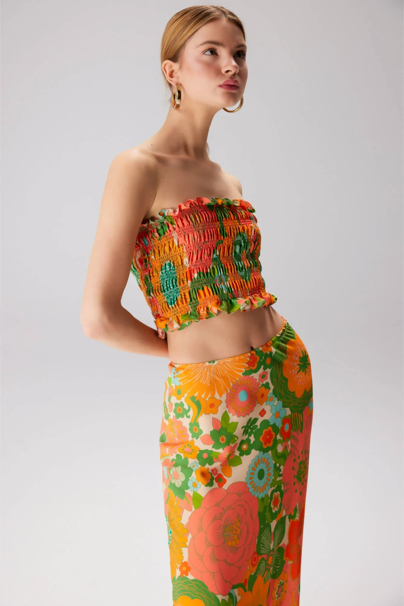 Floral Maxi Skirt