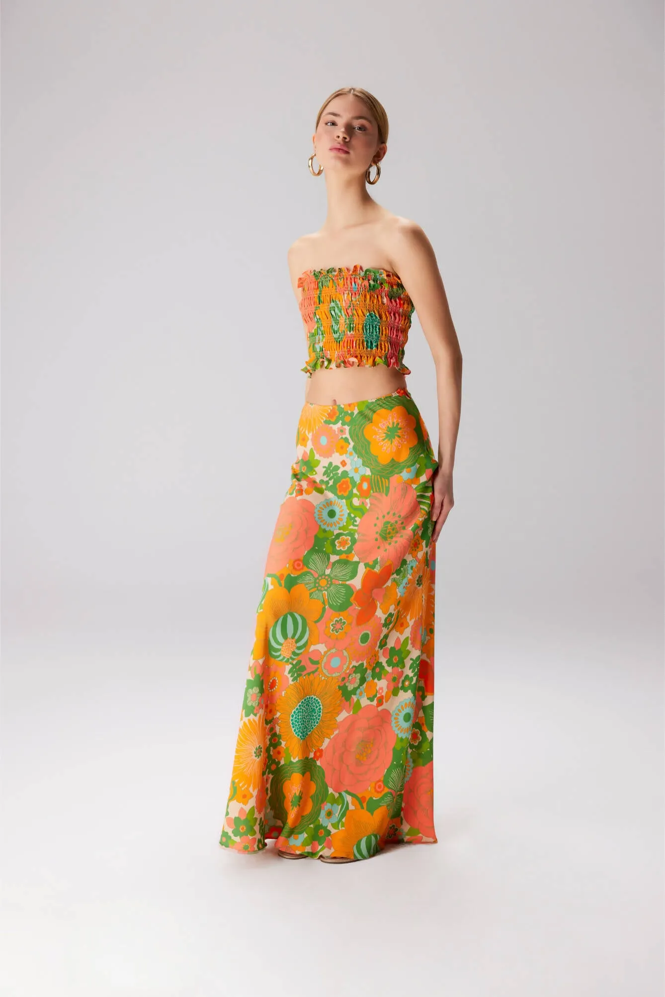 Floral Maxi Skirt