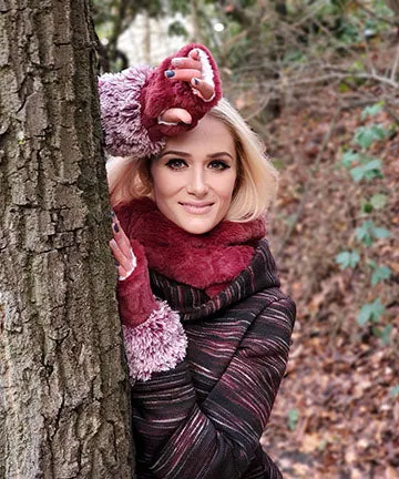 Fox Cuff - Fingerless / Texting Gloves, Reversible - Fox & Assorted Faux Fur