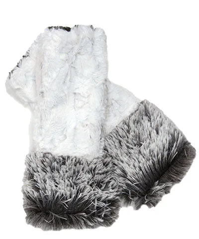 Fox Cuff - Fingerless / Texting Gloves, Reversible - Fox & Assorted Faux Fur
