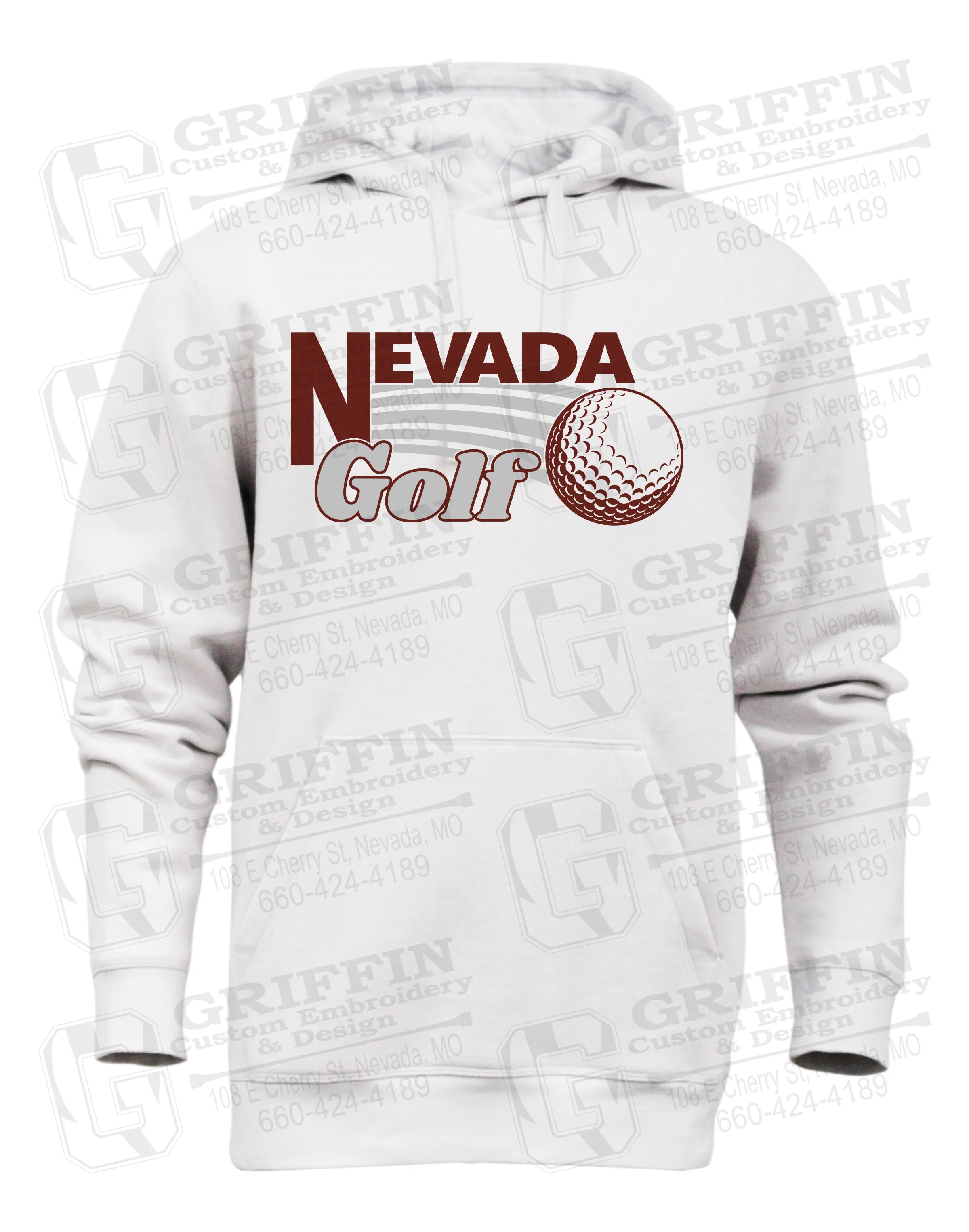 Heavyweight Fleece Hoodie - Golf - Nevada Tigers 21-W