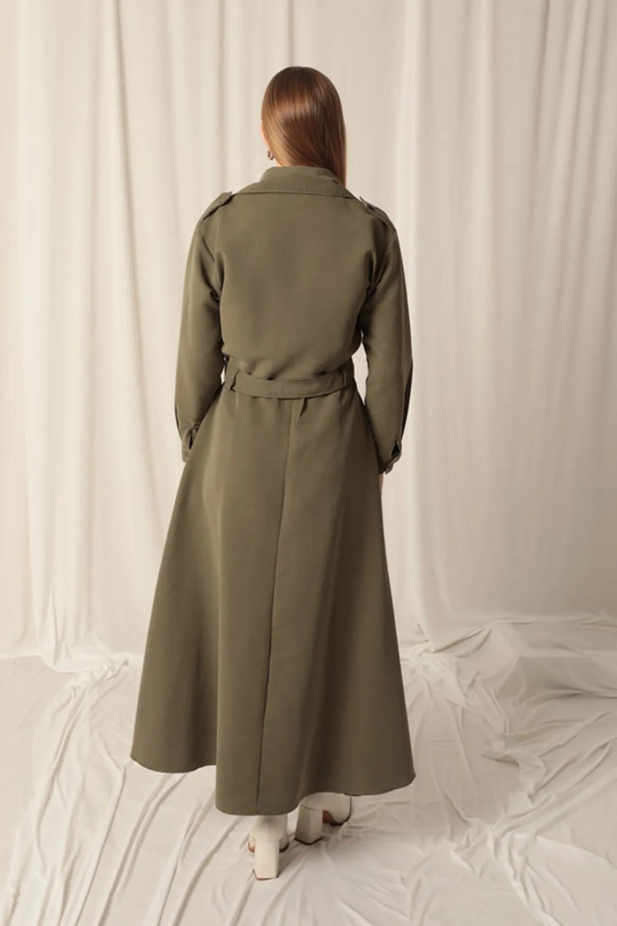 KKT Torino Fabric Women's Khaki Skirt Suit - Langford Station