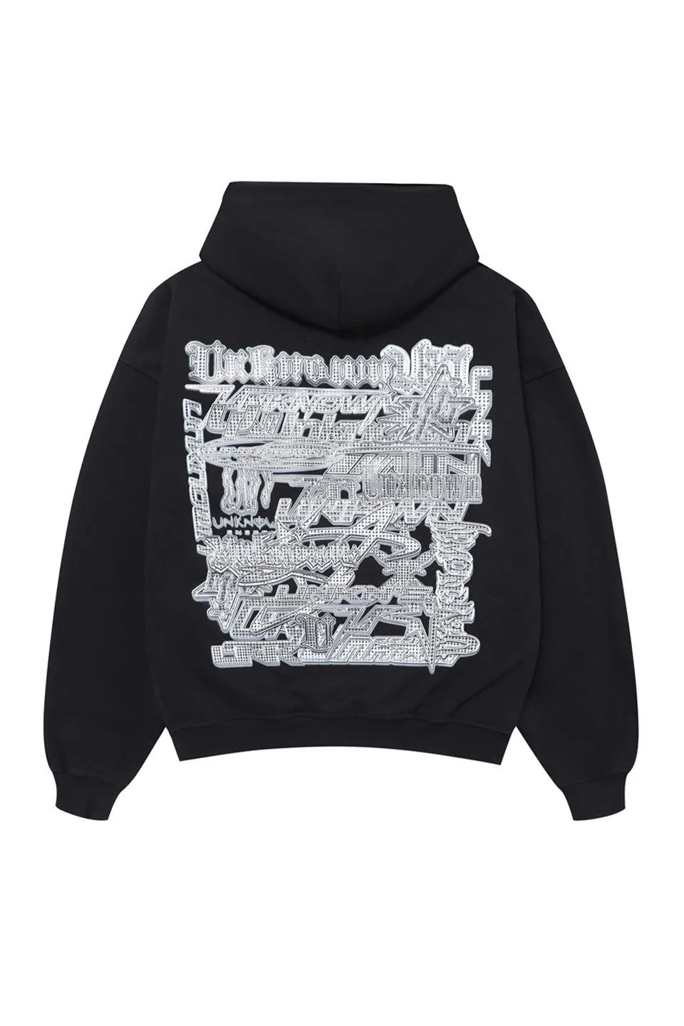 Multi Logo Iced Out Hoodie