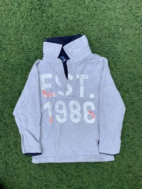 RL 1986 grey and blue polo size 3-4 years