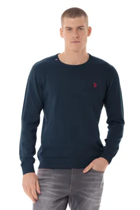 US POLO MENS ICON LOGO COTTON SWEATER