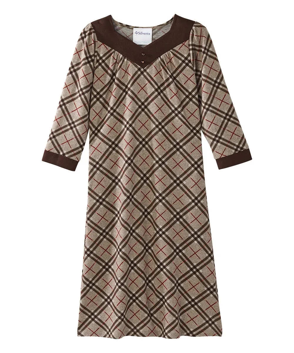 Women's Open Back Sweater Knit Dress Diamond Neckline - Clearance