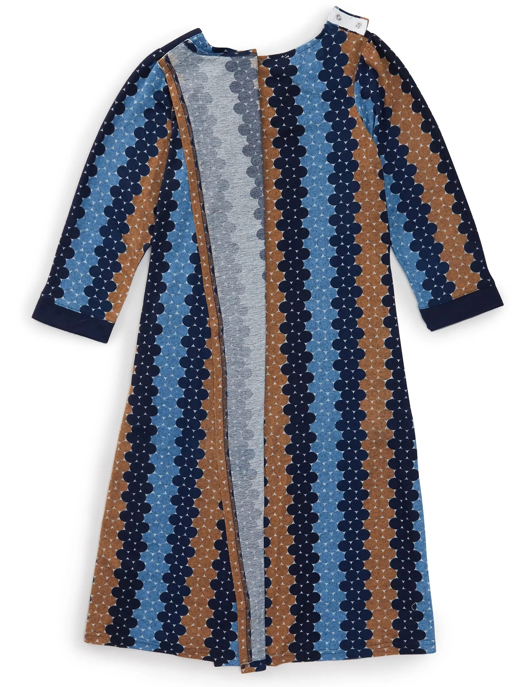 Women's Open Back Sweater Knit Dress Diamond Neckline - Clearance