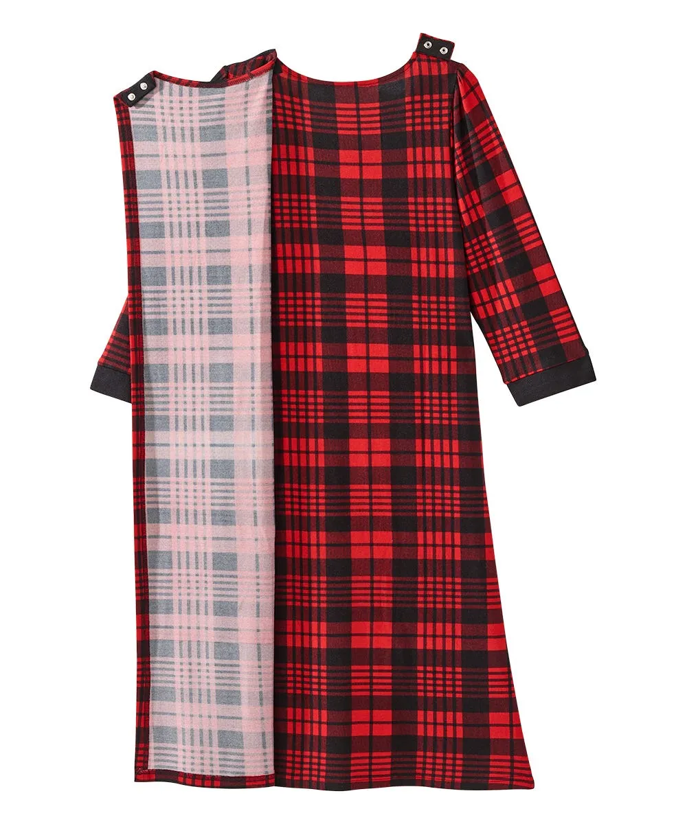 Women's Open Back Sweater Knit Dress Diamond Neckline - Clearance