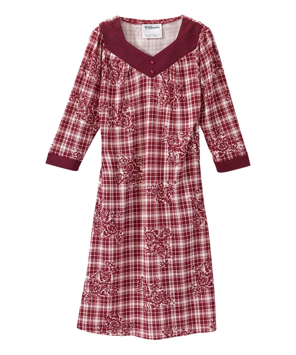 Women's Open Back Sweater Knit Dress with Diamond Neckline